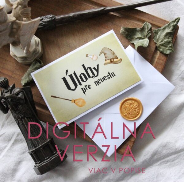 Úlohy na rozlúčku so slobodou - inšpirované Harry Potterom - digitálna verzia