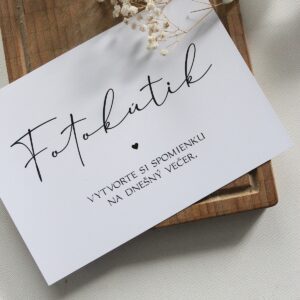 Kartička - Fotokútik
