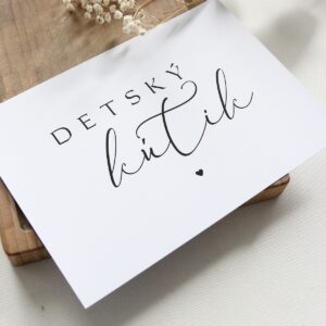 Kartička - Detský kútik