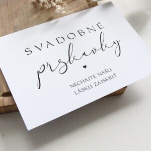 Kartička - Svadobné prskavky
