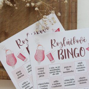 Rozlúčka so slobodou - bingo