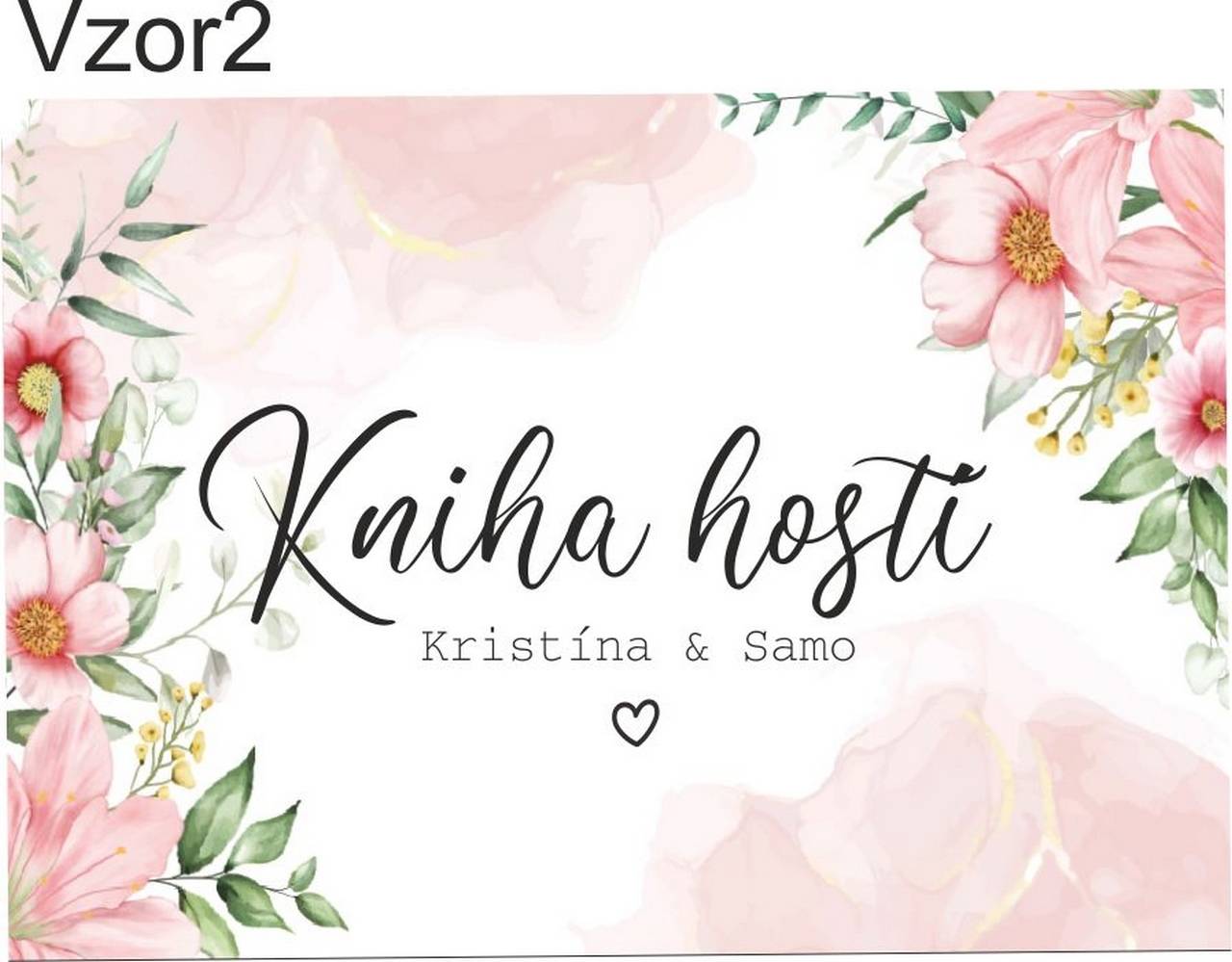 Kniha hostí (možnosť personalizácie)