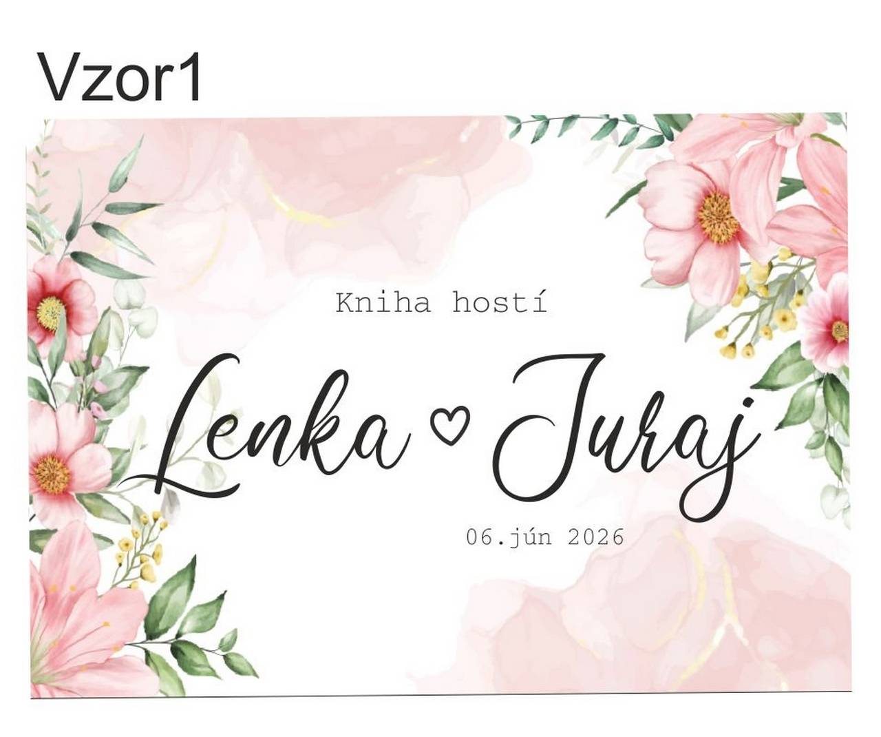 Kniha hostí (možnosť personalizácie)